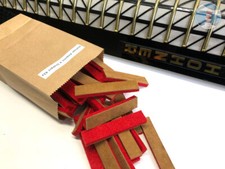 Akkordeon Klappenbeläge fertig geschnitten Komplettset accordeon felt ready cut