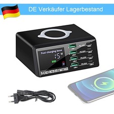 110W USB C Ladegerät Hub Mehrfach Port Schnellladestation Handy Netzteil Adapter