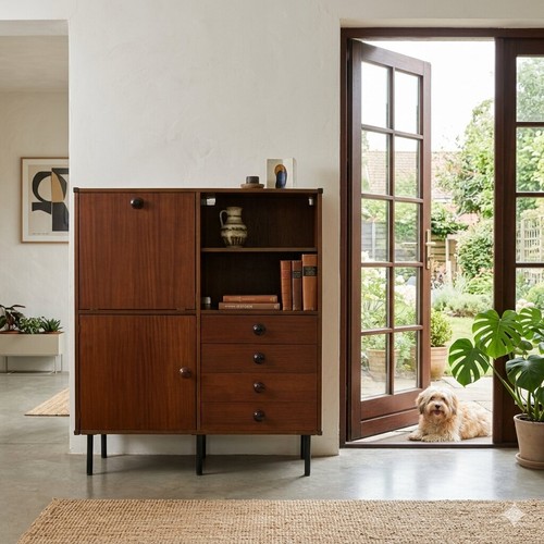 Vintage anrichte aus holz - vintage,