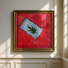 Handmade Cannabis Wall Art