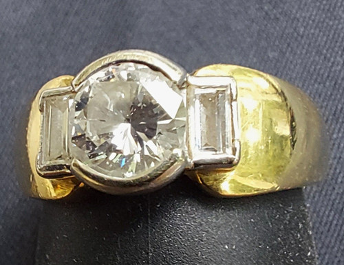 Traumhafter goldring mit - 18, k