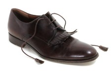 Leder Vintage Schnürschuhe Halbschuhe Business Oxford Fratelli Rossetti Anzug 40