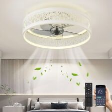 Deckenventilator LED 60W mit Beleuchtung Fernbedienung dimmbar 6-Gang leise weiß