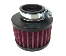 35mm Sport Luftfilter Schwarz Powerfilter f. Tuning Vergaser für 50ccm Moped 
