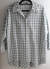 Opus Bluse Damen Oberteil Hemd Hemdbluse Gr. EU 44 Baumwolle F41