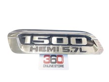 Dodge Ram 1500 HEMI 5.7L Emblem Motorhaube Links Chrom 873AA