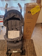 MY BABY Kinderwagen, Buggy, Reisebuggy mit Liegeposition, grau, unisex, TOP!