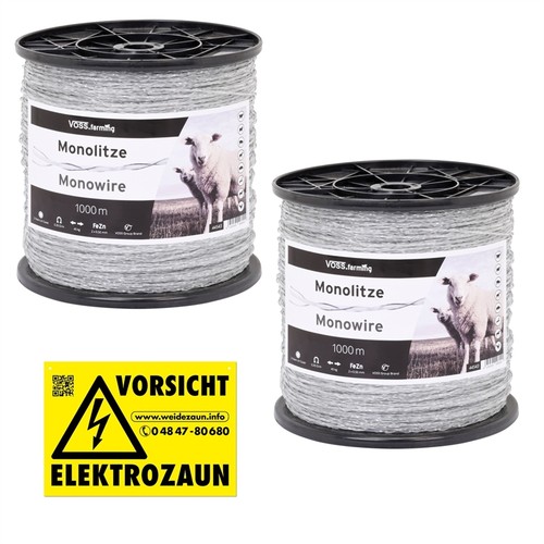 Monolitze 2000m polydraht - monolitze,