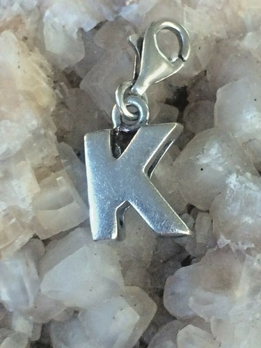 Anhänger charm buchstabe - buchstabe, k