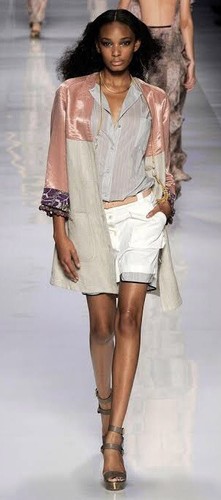 Etro jacke mantel patchwork - etro,