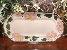 VILLEROY & BOCH Germany WILD ROSE -  schöne Königskuchenplatte / Stollenplatte