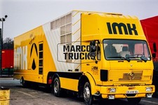 LKW Foto Mercedes-Benz SK Koffer LKW Deutschland gelb IMK #a8vh