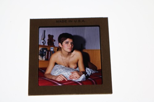 Tolles altes farbdia portrait - altes,