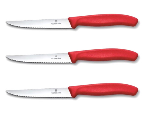 3er set victorinox steakmesser - victorinox,