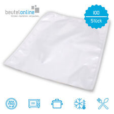 Siegelrandbeutel glatt 300 x 400 mm 90 µ für Vakuum-Kammermaschinen 100 Stk.