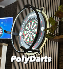 Darts Zähler und Beleuchtungsring inkl. Kameras für Autodarts - PolyDarts