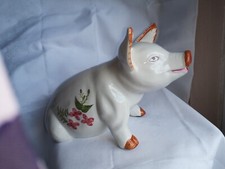 Sparschwein XXL Blumendekor Vintage Retro Rarität Sammeln Geld Münzen