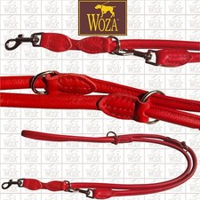 PREMIUM RUNDGENÄHTE HUNDELEINE VOLLLEDER WOZA HANDGENÄHT SOFT RINDNAPPA S31593