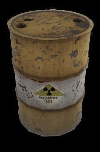 Fallout radioactive barrel - fallout,