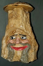 Kerze Öllampe Waldschrat Rübezahl Wurzelgesicht