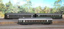 Roco H0:  3 tlgs.  DRG  Reisezugwagen - SET, NEM, KK, OVP, Ep.II