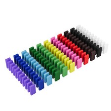 240er Dominosteine bunte Holzbausteine Bauklötze holz Holzklötze Kinder Spielzeu