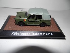 ATLAS DDR KÜBELWAGEN TRABANT TRABI P 601A MODELLAUTO 1:43 SAMMLER MODELL