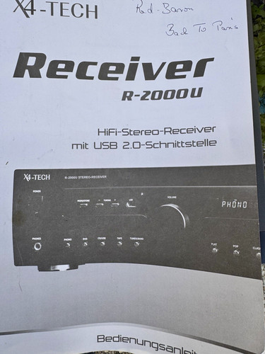 Tech receiver 2000u - x4-tech, r-2000u