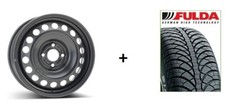 4x Winterräder VW UP e-UP Skoda Citigo Seat Mii Fulda Reifen Felgen Winterreifen