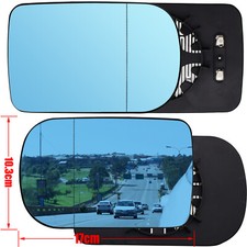 Auto Spiegelglas Beheizt Für BMW 5er ​E39,7er E38 Facelift Blau Außenspiege L +R