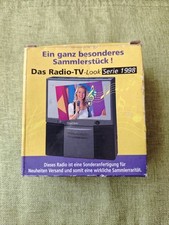 Mini Radio im TV- Look Sammlerstück Sonderanfertigung Retro Vintage 