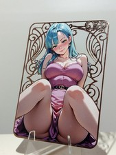 Bulma - Dragon Ball Z Bronze Metall Karte Limitiert  034/200 TOP