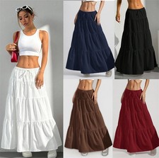 Damen swing rock maxirock hoch - swing,