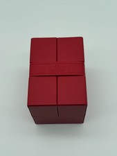 Omega Original Travelbox Uhrenbox Reiseetui Leder Rot mit Umkarton - TOP