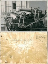 Ansichtskarte  Maschienen/Geräte - Druckerpresse 1955