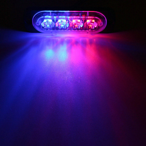 4led auto kfz frontblitzer - 8x,