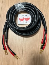 MOGAMI Lautsprecherkabel mit Bananenstecker 3103 2,5 m/8,20 Fuß 2er-Pack Paar