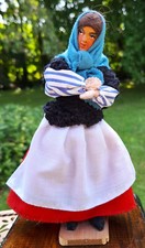 Jays Trachten Puppe WOMAN OF THE GAELTACHT - Irland - 19cm 70er Handarb. Sammler