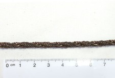 Zopfkette (4 mm), Meterware (roh) aus Tombak, 10 Meter