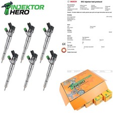 6x 0445110047 Bosch Injektor Einspritzdüse BMW E39 E46 330d 530d X5 730d 7785984