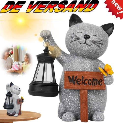 Solar led leuchte katze - leuchte,