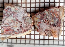 SELTEN: Vorderes Gründel Pärchen Chalcedon-Augen OEG Sachsen Erzgebirge