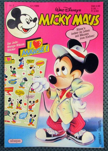 Micky maus 1989 heft 2 - maus, vom
