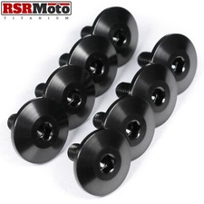 Suzuki SV1000 DL1000 V-Strom TL1000 S / R Titan Cam Rocker Cover Bolzen, Schwarz