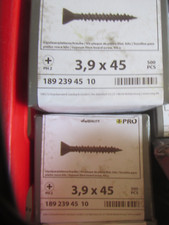 SWG Rigipsschrauben Ø 3,9x45mm ( 2 x 500Stk ) Faserplatten / DV3Palreg5K1