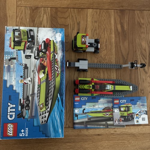 Lego city 60254 rennboot - city,