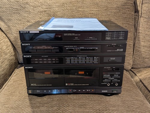 Sony compact hifi - sony, xo-d3