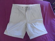 kurze Herrenhose classic Baumwolle beige Gr. 26 Carlo Comberti