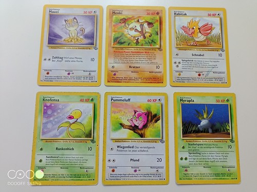 Pokemon karten dschungel set - dschungel,
