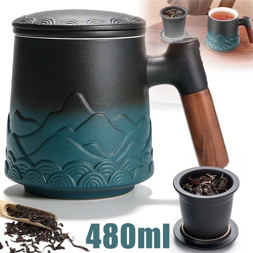 Teetasse mit sieb und deckel - mit,
